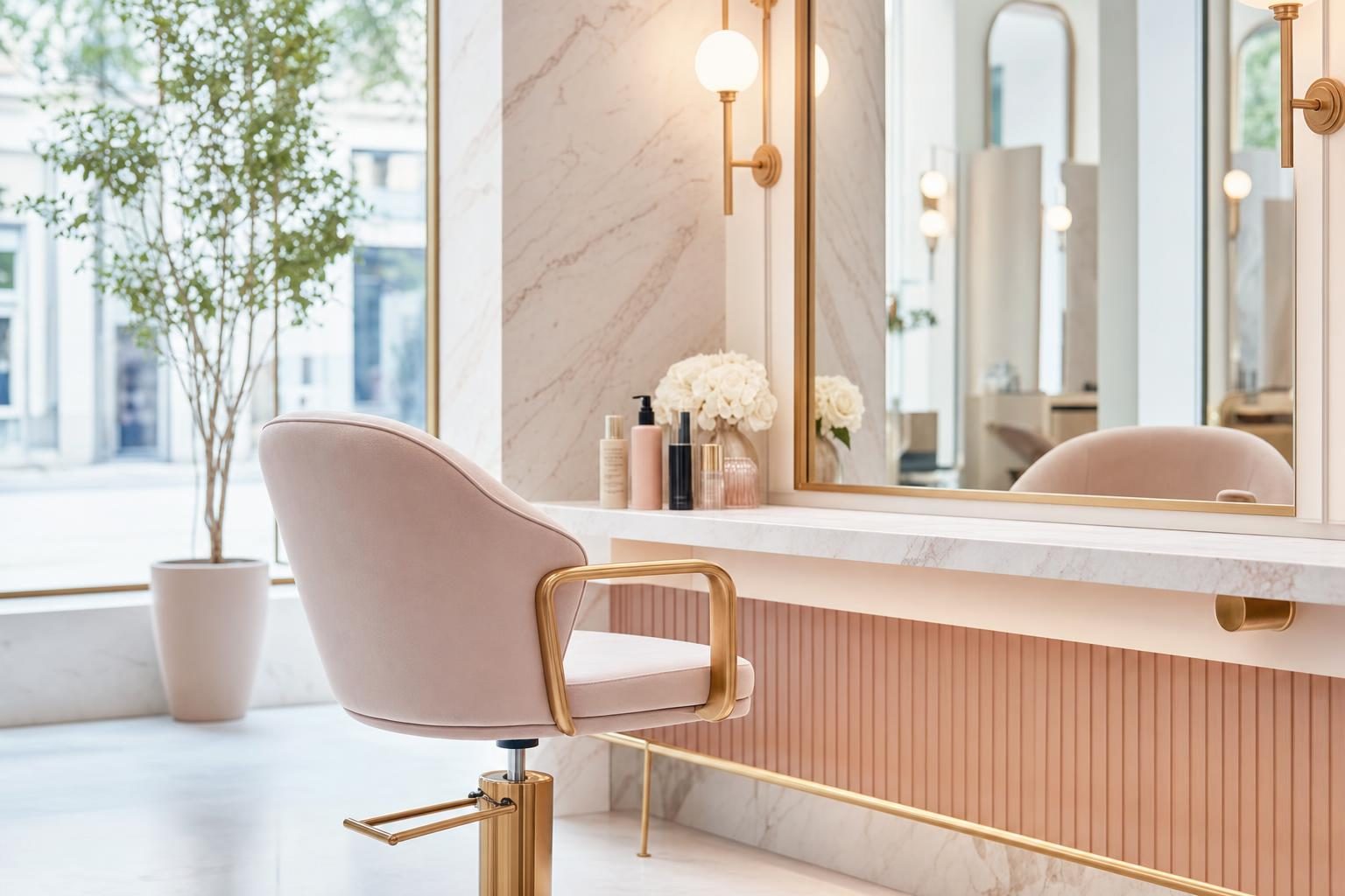 A salon storefront built by Kartrocket